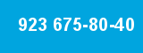 923 675-80-40